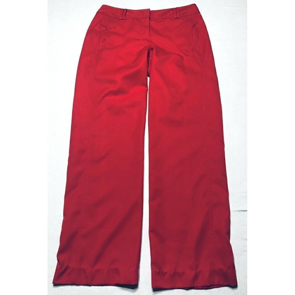 Izod Womens Size 2 Pink Perform Golf Capri Cropped Pants Stretch Pockets